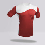  Century Soccer Victoria Style Jersey in White and Red at Commerce CA