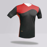 Century Soccer Victoria Style Jersey in Red and Black at Commerce CA
