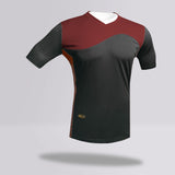 Century Soccer Victoria Style Jersey in Burgundy and Black at Commerce CA